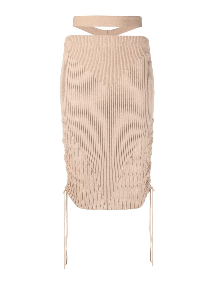 Andreādamo Jupe Midi - Beige