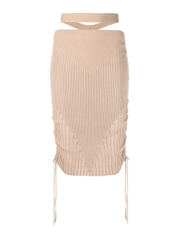 Andreādamo Jupe Midi - Beige
