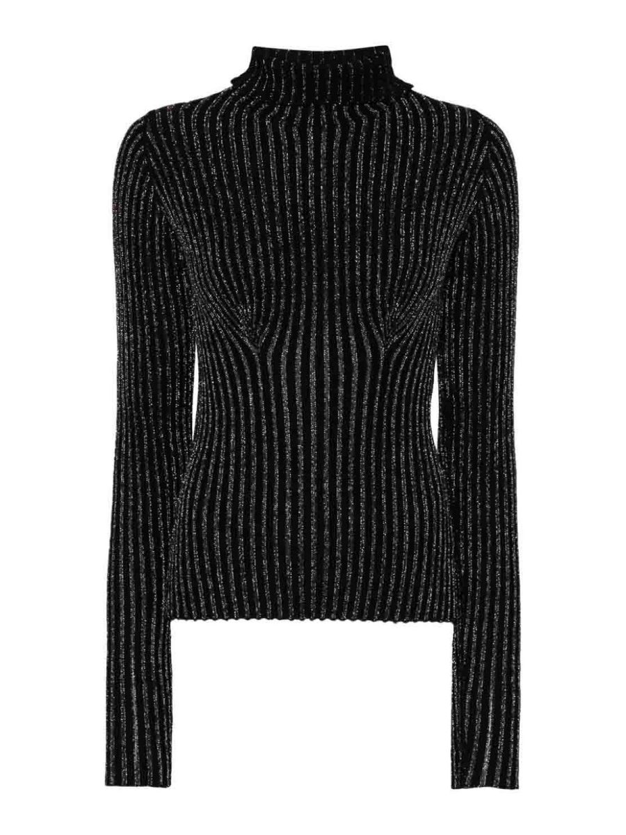 Des Phemmes Pull Col Roulé - Noir