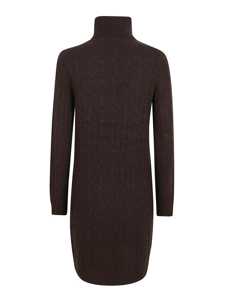 Polo Ralph Lauren Robe Au Genou - Gris