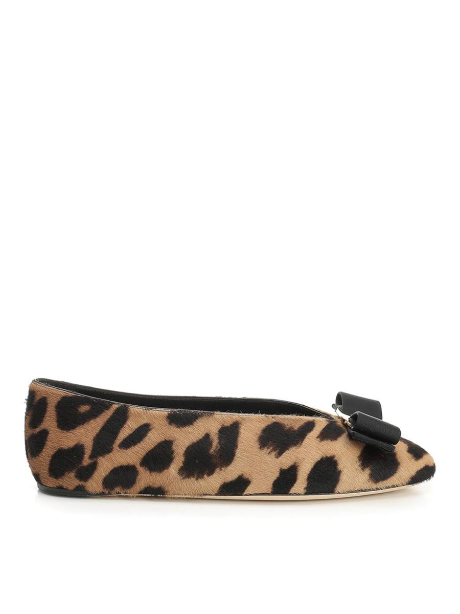 Ferragamo Ballerines - Imprimé Animal