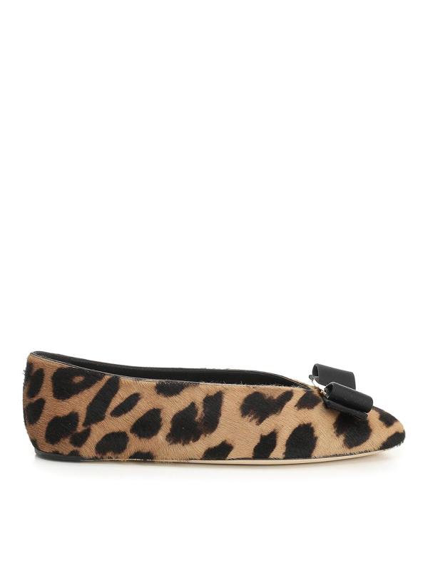 Ferragamo Ballerines - Imprimé Animal