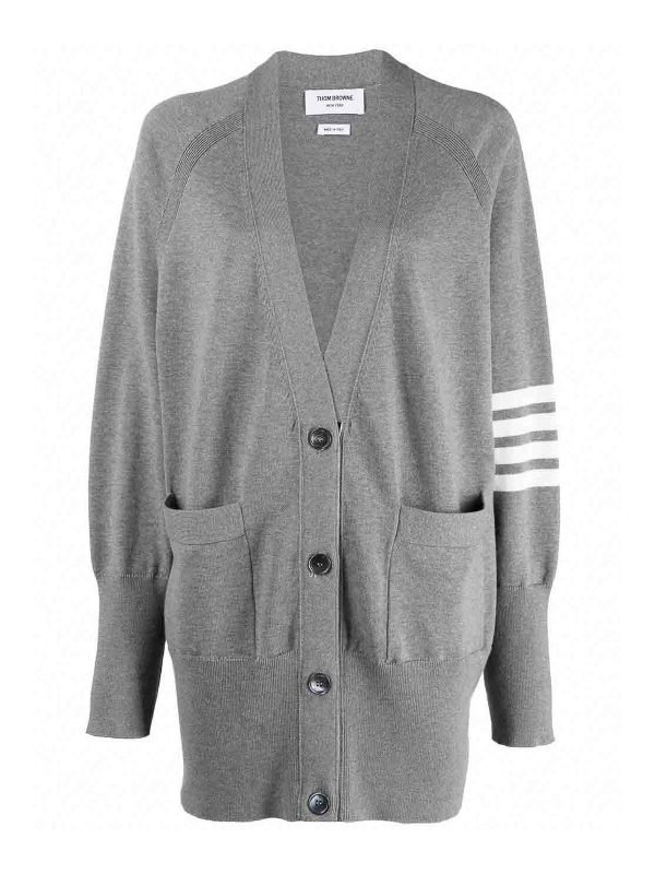 Thom Browne Cardigan - Gris