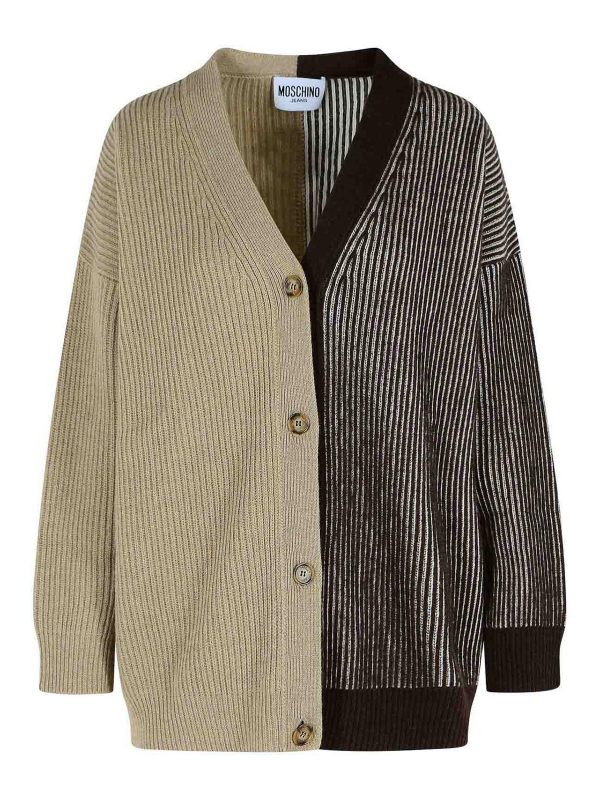 Moschino Jeans Cardigan - Marron