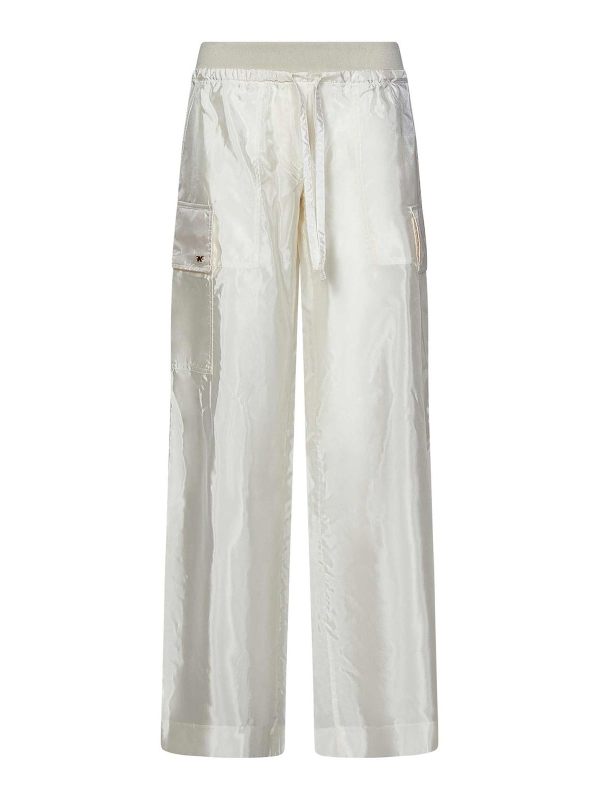 Palm Angels Pantalons Décontractés - Blanc