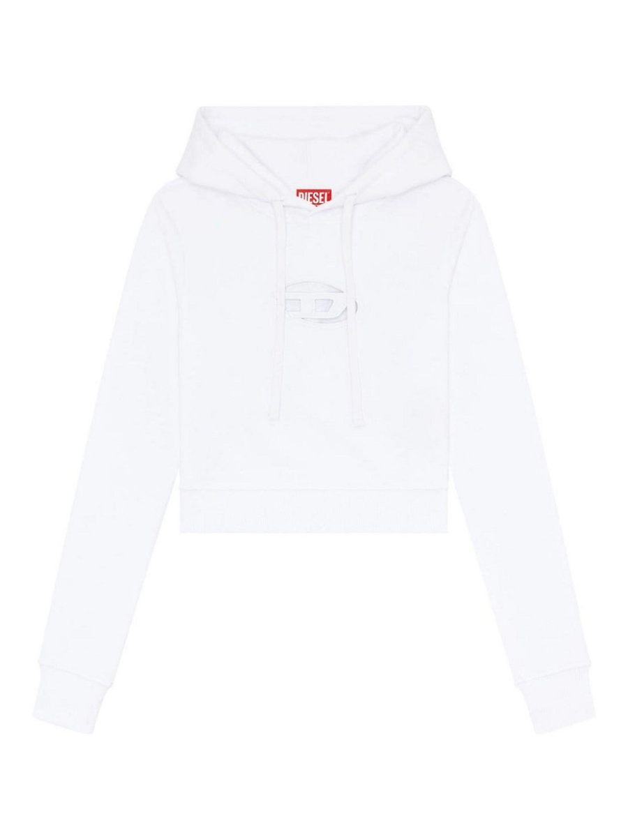 Diesel Pull Col Rond - Blanc