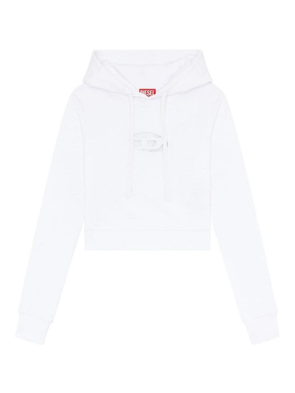 Diesel Pull Col Rond - Blanc