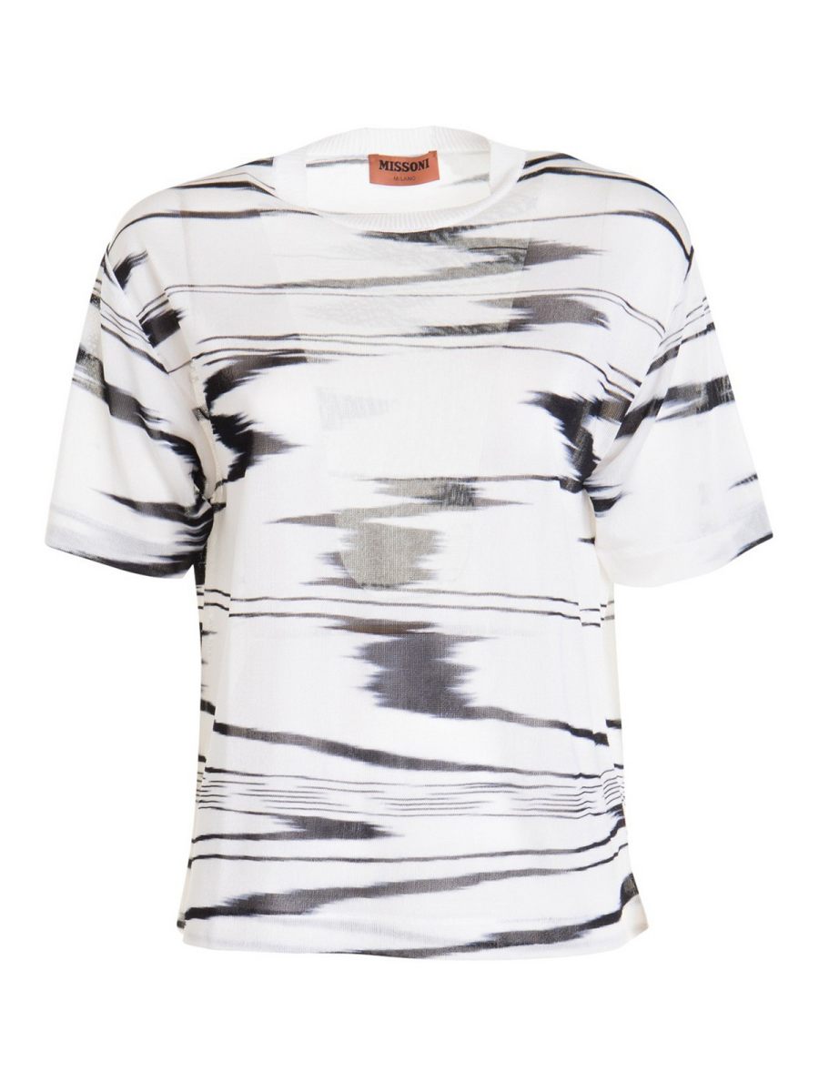 Missoni Pull Col Rond - Blanc