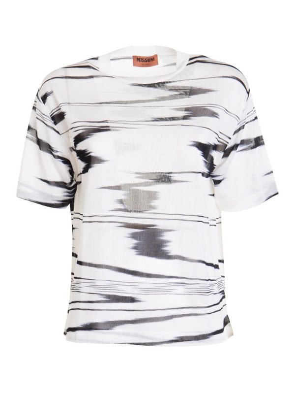 Missoni Pull Col Rond - Blanc