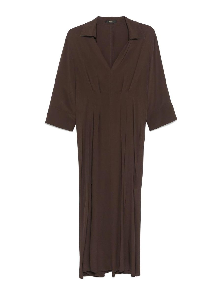 Seventy Robe Au Genou - Marron