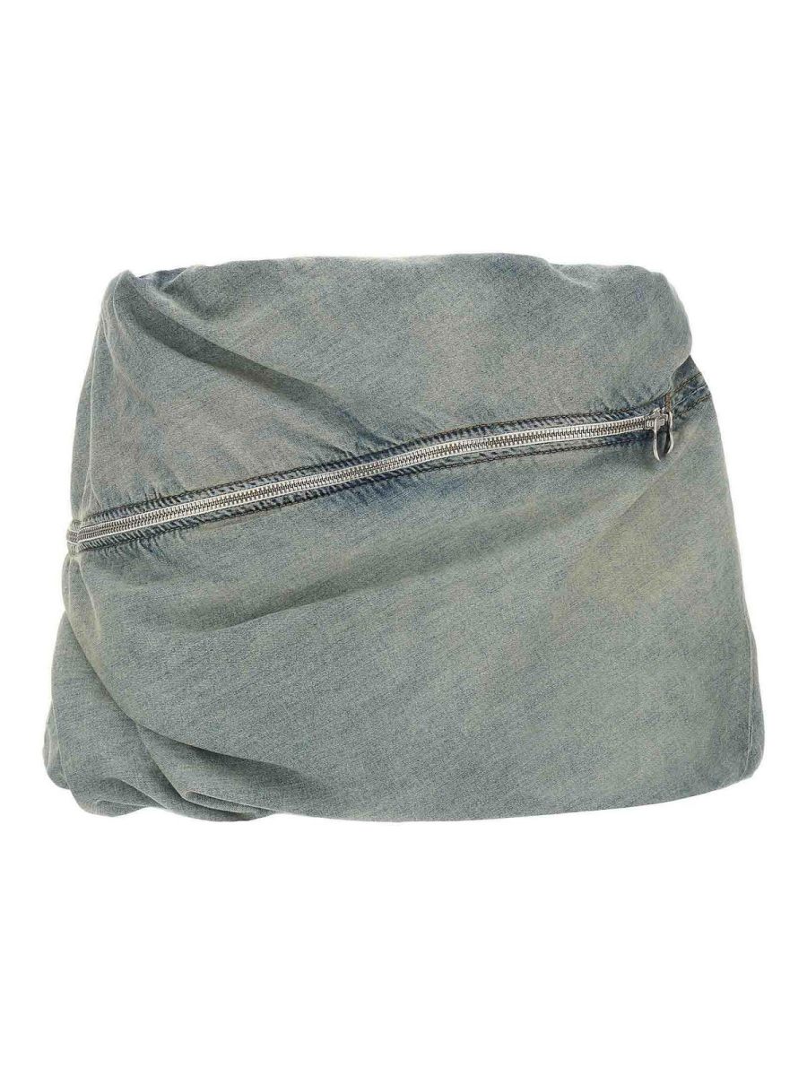 Diesel Jupe Midi - Bleu Clair