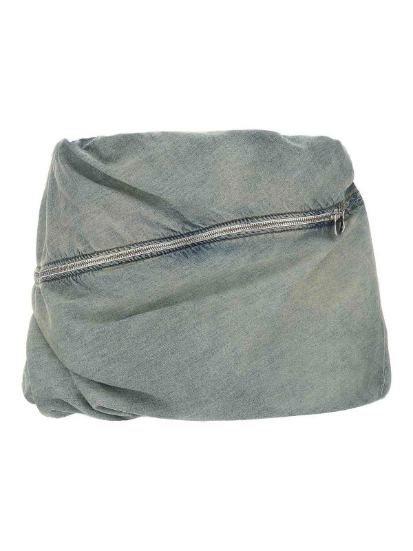 Diesel Jupe Midi - Bleu Clair