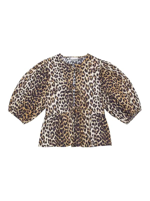 Ganni Blouse - Marron