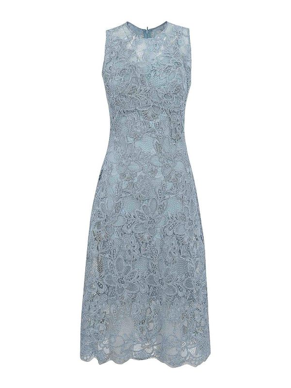 Ermanno Scervino Robe Au Genou - Bleu Clair