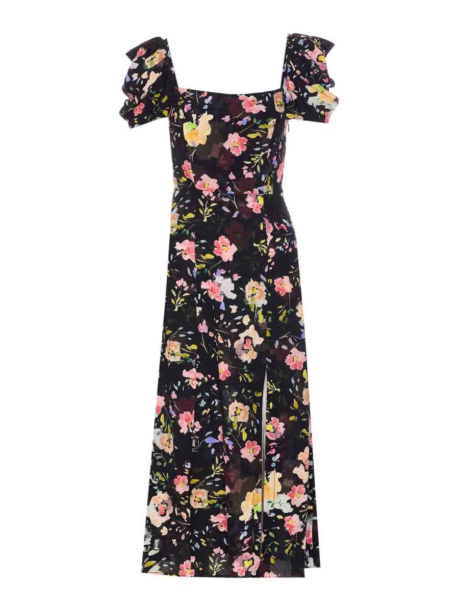 Mar De Margaritas Robe Au Genou - Multicolore