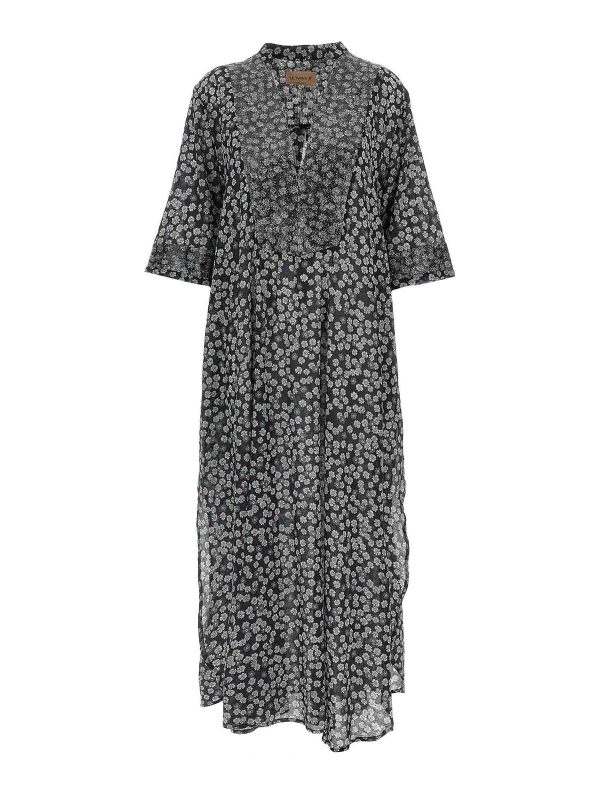 Le Twins Robe Au Genou - Noir