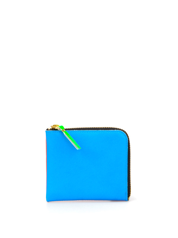 Comme Des Garcons L-zip Super Fluo wallet