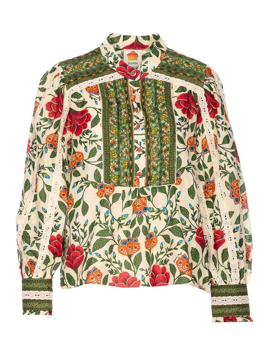 Farm Rio Chemise - Vert