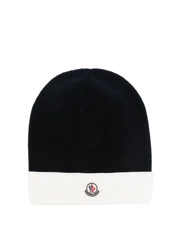 Moncler Jr Bonnet - Bleu