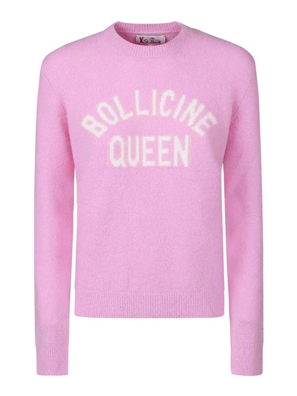 Mc2 Saint Barth Pull Col Rond - Rose