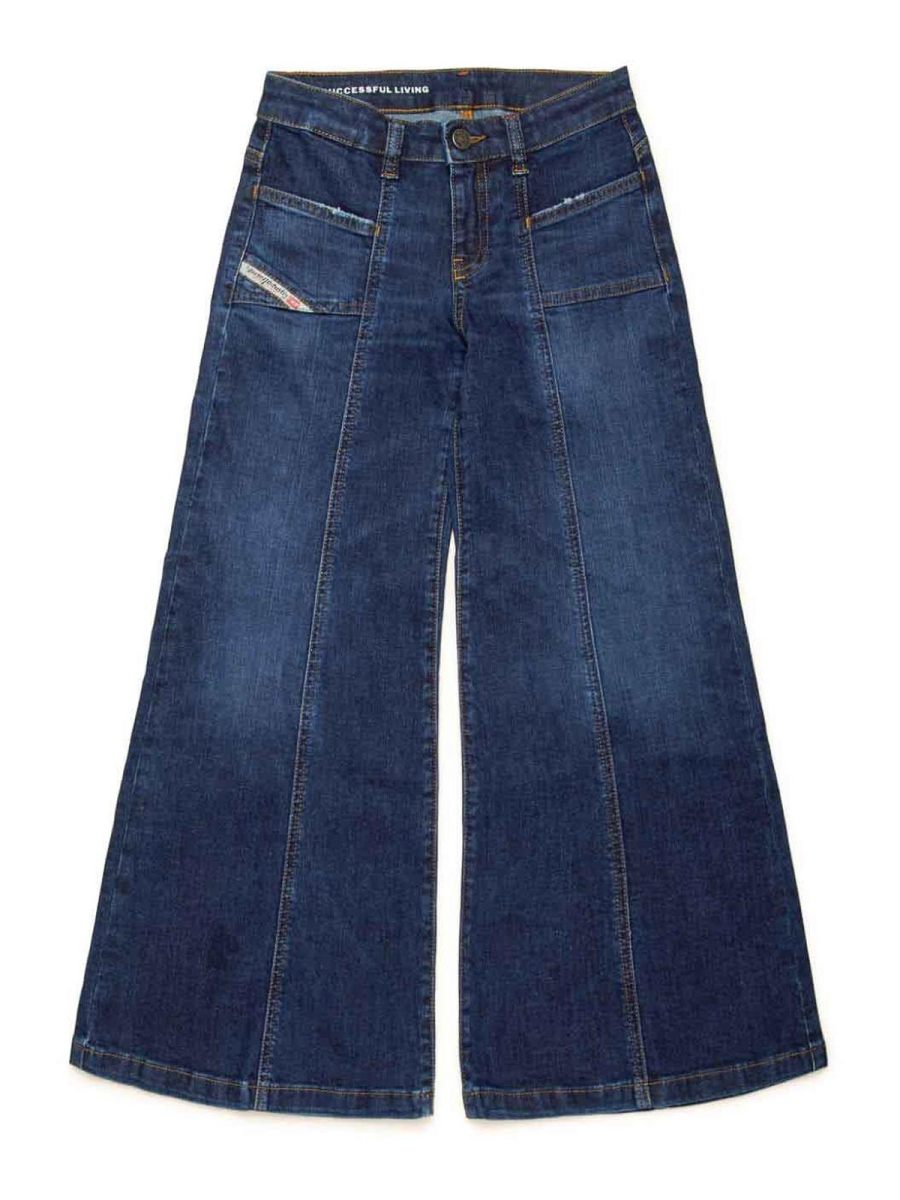Diesel Jean Droit - Bleu