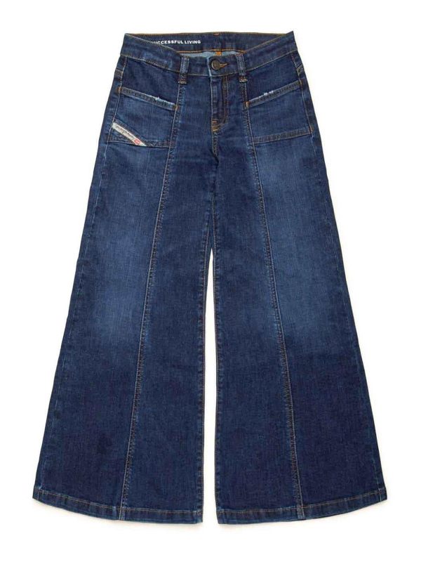 Diesel Jean Droit - Bleu