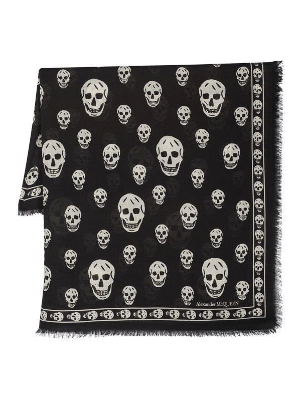 Alexander Mcqueen Étole - Noir