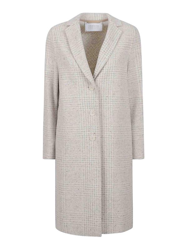 Harris Wharf London Manteau Au Genou - Gris