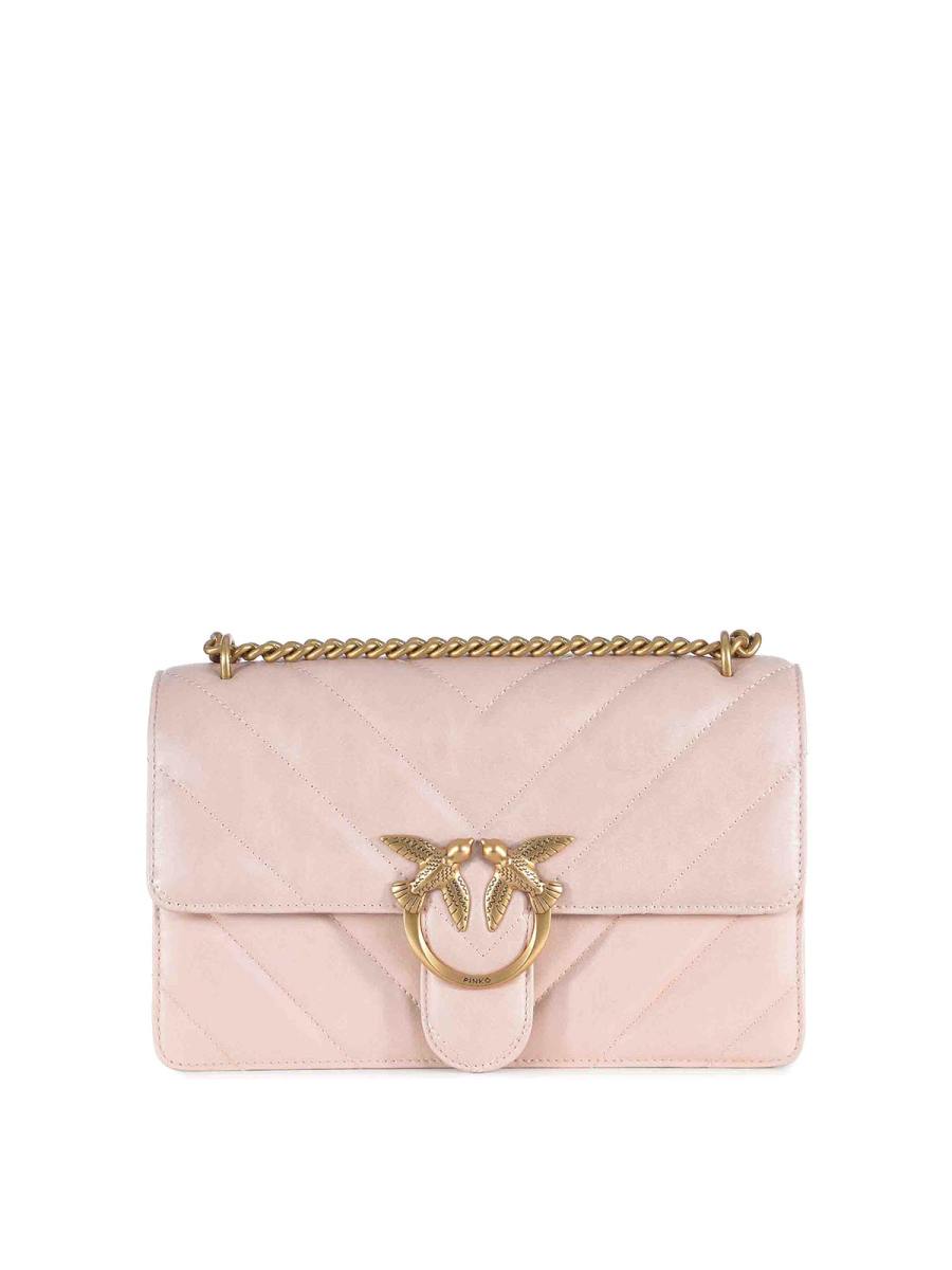 Pinko Sac Bandoulière - Rose Clair