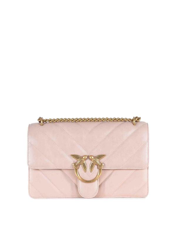 Pinko Sac Bandoulière - Rose Clair