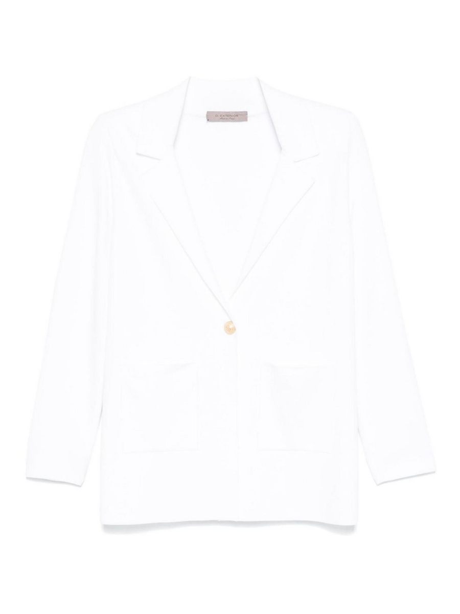 D. Exterior Blazer - Blanc