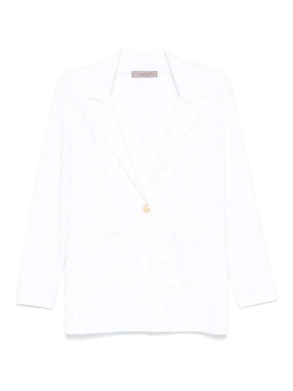D. Exterior Blazer - Blanc
