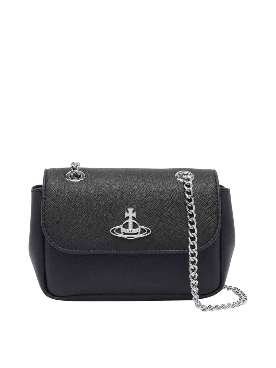 Vivienne Westwood Sac Porté Épaule - Noir