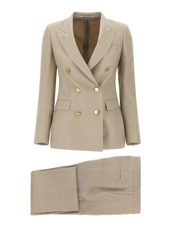 Tagliatore Robe Au Genou - Beige