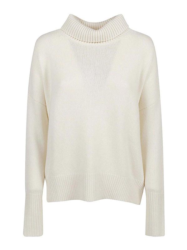 Lisa Yang Pull Col Roulé - Beige