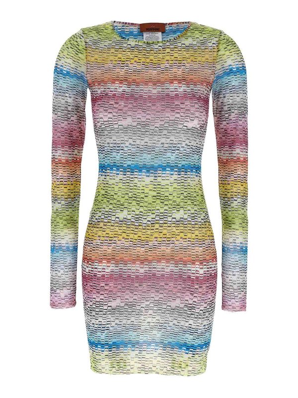 Missoni Robe Au Genou - Multicolore