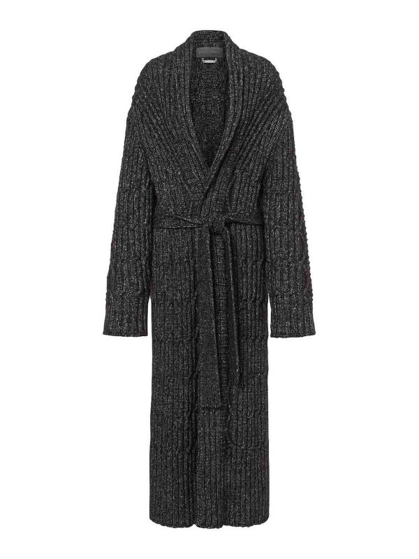 Alberta Ferretti Manteau Court - Noir