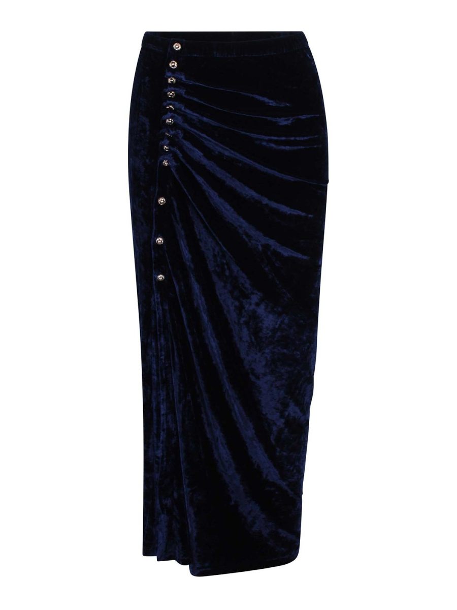 Rabanne Jupe Midi - Bleu