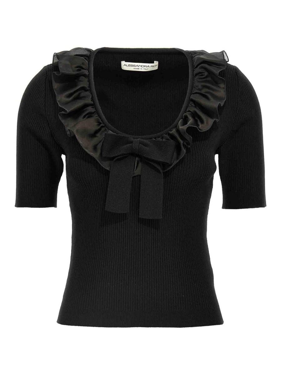 Alessandra Rich T-Shirt - Noir