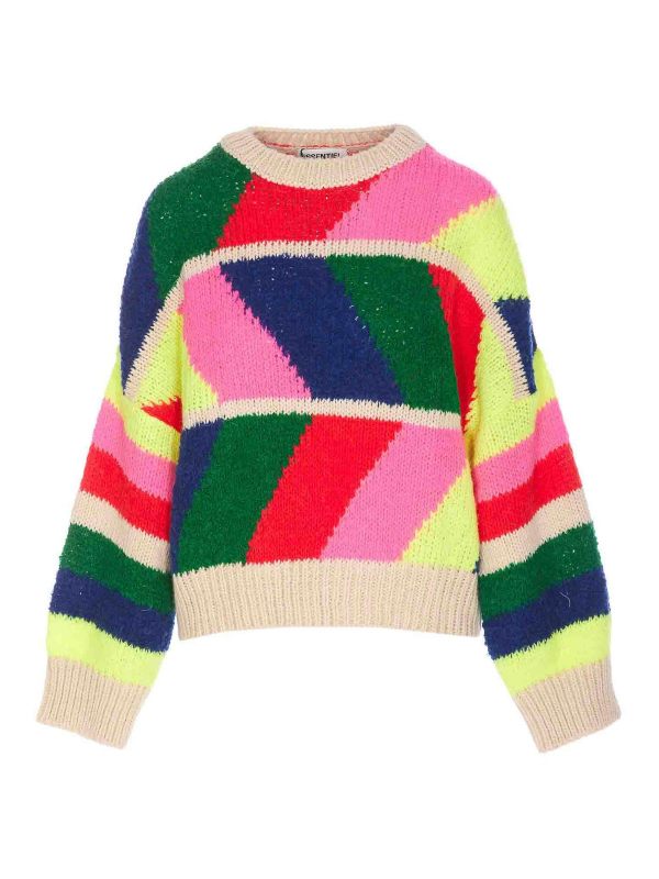 Essentiel Antwerp Pull Col Rond - Multicolore