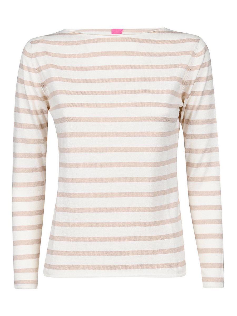 Alessandro Aste Pull Col Rond - Beige