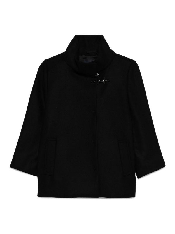 Fay Manteau Court - Noir