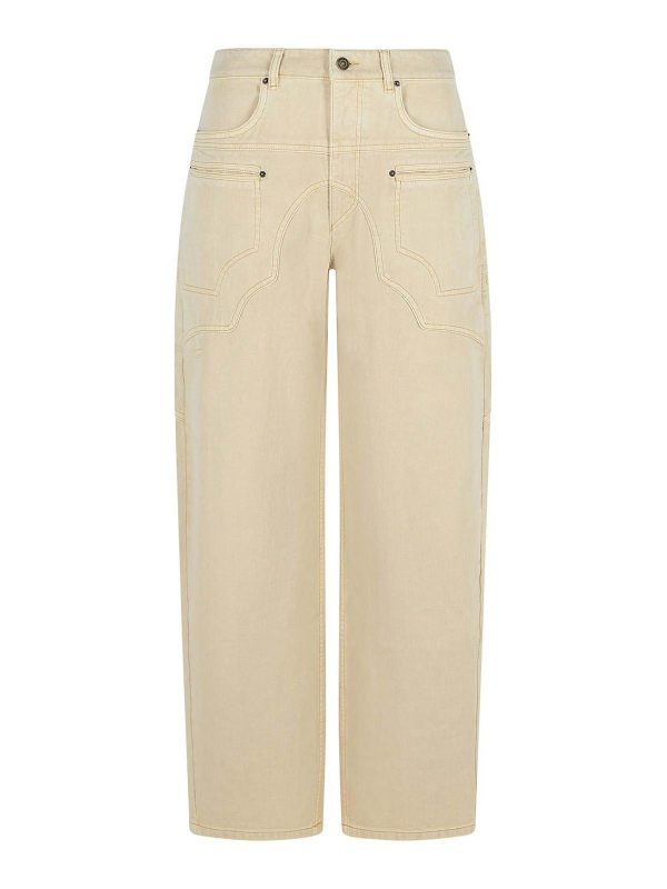 Isabel Marant Pantalons Décontractés - Beige