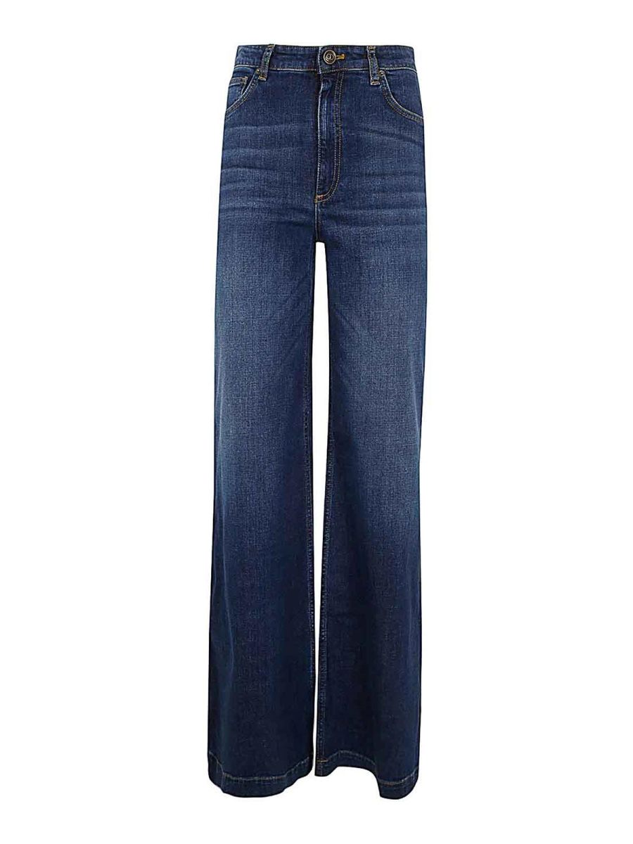 Twinset Jean Droit - Bleu