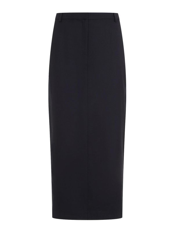 Theory Jupe Midi - Bleu