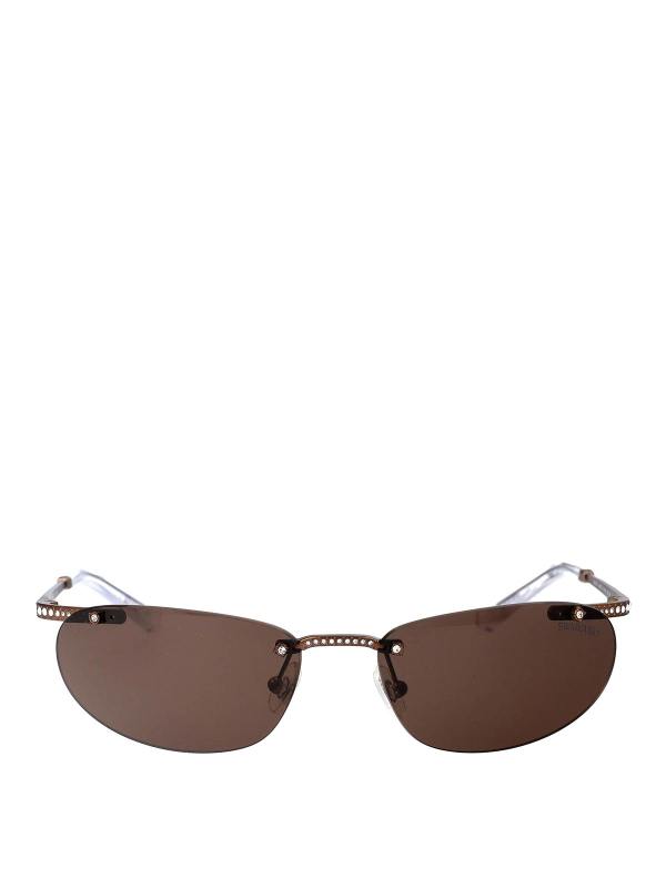 Swarovski Lunettes De Soleil - Marron
