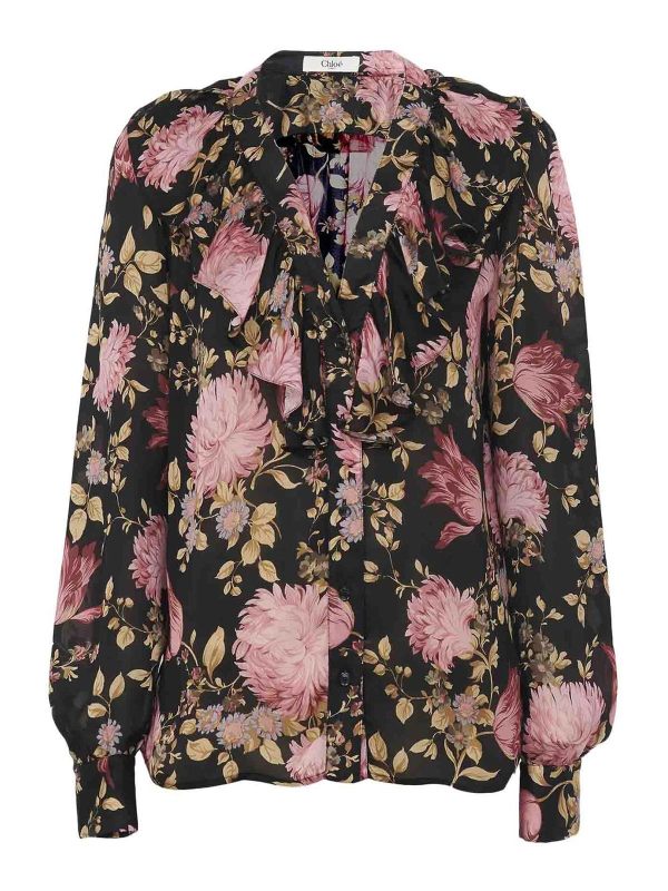 Chloe' Blouse - Noir