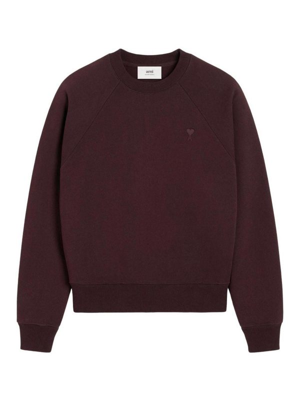 Ami Paris Sweat-Shirts - Rouge Brun