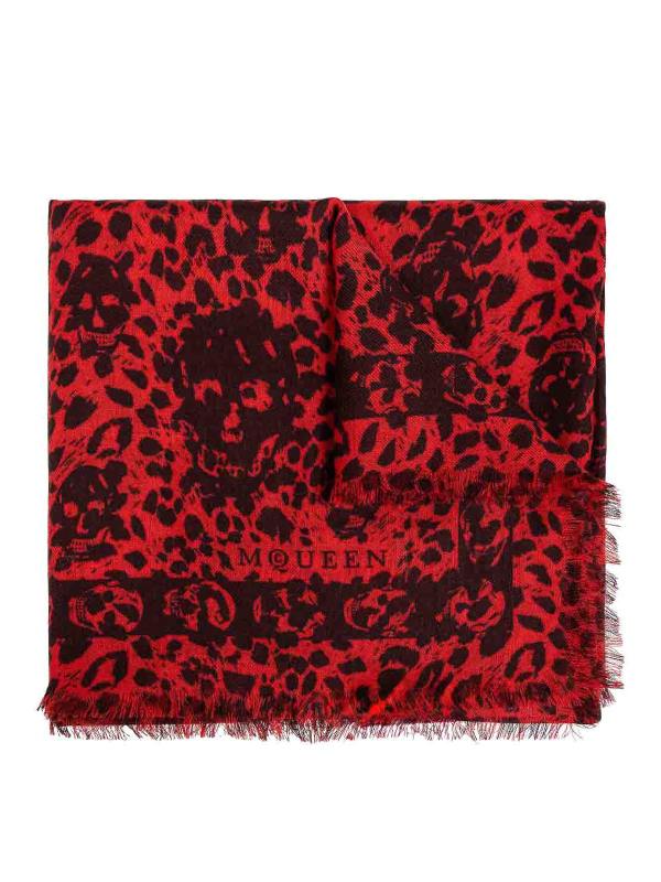 Alexander Mcqueen Écharpe - Roug