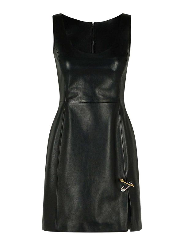 Versace Robe Au Genou - Noir